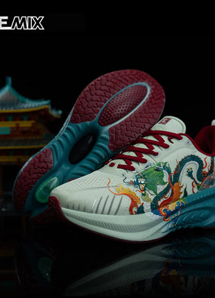 Onemix Original Designers Chinese Style Running Shoes for Men Luxury Women Shoes Breathable Sports Shoes Male Outdoor Sneaker PlatiNum