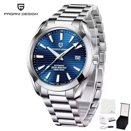 PAGANI DESIGN 2026 Sky Blue 40MM A150 Orologio Meccanico Automatico in Acciaio Inossidabile Impermeabile con Vetro Zaffiro per Uomo
