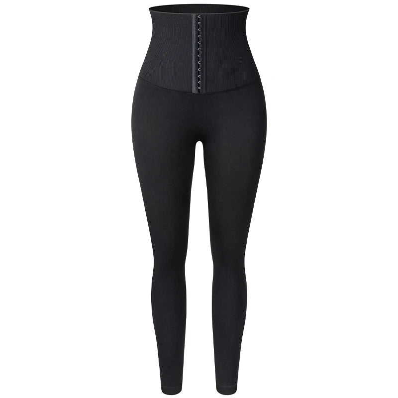Women High Waist Fitness Leggings Tummy Control Slimming Gym Legging Butt Booty Push Up Gym Pants Legins Corset Body Shaper