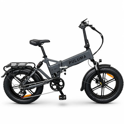 Bicicletta elettrica pieghevole PULUMA FM2.0 con motore da 500W, batteria rimovibile 48V15AH, pneumatici all-terrain da 20*4 pollici, e-bike da montagna per adulti, velocità 25-40km/h, freni a disco idraulici a 7 velocità,