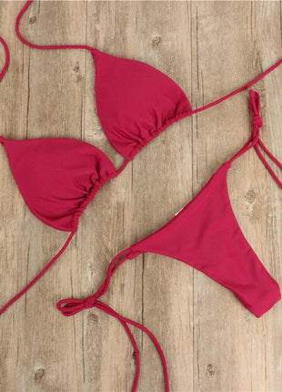 Costume da Bagno Estivo da Donna, Set Bikini Sexy con Reggiseno Imbottito Push-up e Perizoma, Due Pezzi, Abbigliamento da Spiaggia, Costume da Bagno Femminile Sexy platinumshop