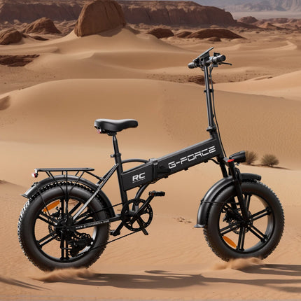 Bicicletta Elettrica Pieghevole G-FORCE RC per Adulti, Motore 750W, Batteria 48V 20AH, Pneumatici Fat da 20 Pollici, Bici Elettrica Urbana