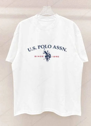 T-shirt homme en coton style simple Polo lettre imprimée graphique décontractée col rond homme manches courtes hauts livraison gratuite
