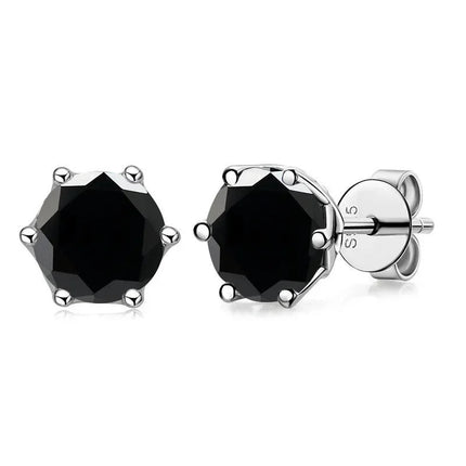 Real 1 CT D Color Moissanite Stud Earrings For Women Top Quality 925 Sterling Silver Sparkling Wedding Jewelry PlatiNum