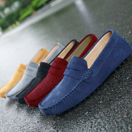Scarpe casual da uomo Scarpe da uomo di moda Mocassini da uomo in vera pelle scamosciata fatti a mano Mocassini Slip On Scarpe basse da uomo Scarpe da guida maschili