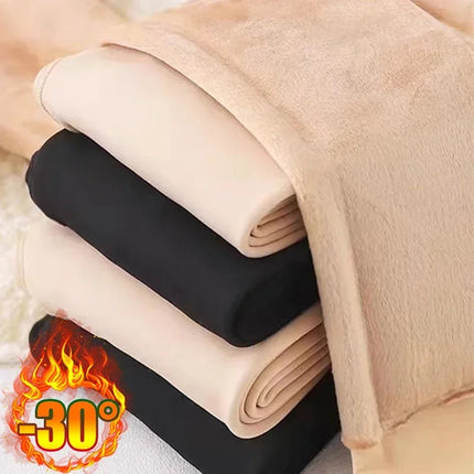 Thermal Winter Thicken Leggings Super Thick High Stretch Leggings PlatiNum