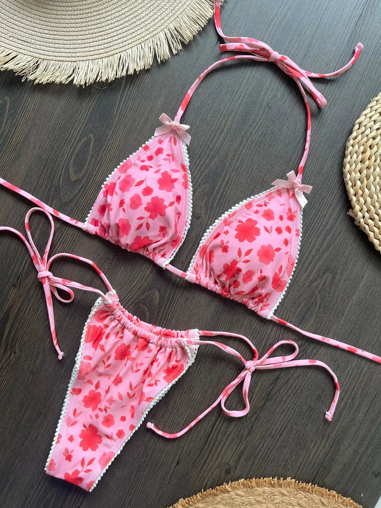 Micro Bikini Push Up Costumi da bagno donna 2025 Costumi da bagno femminili sexy Bikini brasiliano Perizoma Biquini Costumi da bagno Stampa Beachwear platinumshop