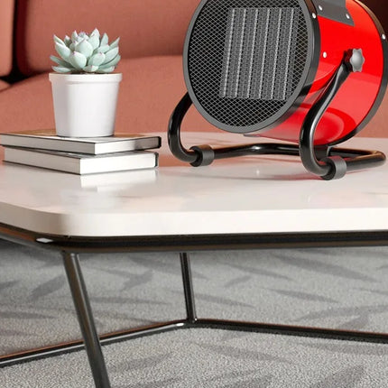 Portable Electric Space Heater with Overheat and Tip-Over Protection 2000W Adjustable Thermostat 2 Heat Settings + Fan Mode for