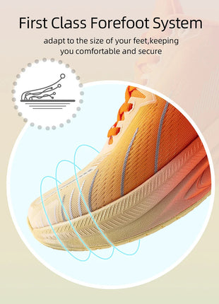 ONEMIX Scarpe da corsa per uomo Allenamento atletico Scarpe da tennis sportive da uomo Scarpe da ginnastica da passeggio resistenti all'usura antiscivolo per esterni PlatiNum