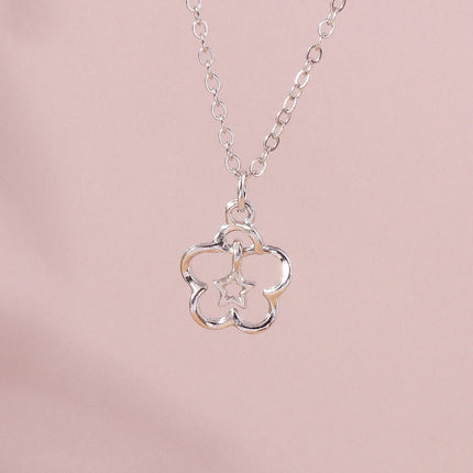 Y2K Crystal Butterfly Heart Necklace Fashion Kpop Shiny Clavicle Chain Necklaces for Women Girls New Trend Party Gifts Jewelry PlatiNum