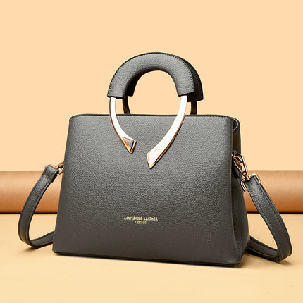 Luxury Handbags Women Bags Designer 3 Layers Soft Leather Shoulder Crossbody Sac Ladies Large Capacity Shopping Messenger Tote PlatiNum