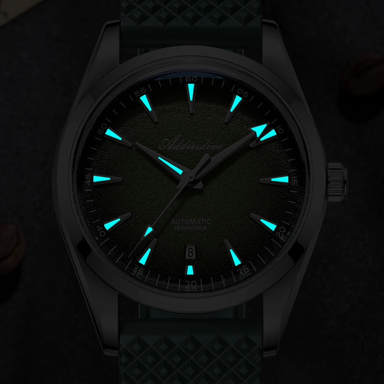 ADDIESDIVE Mechanical Men's Watch Classic Luxury Watch Super Bright Bubble Glass 100M Waterproof Men's Watch Gift