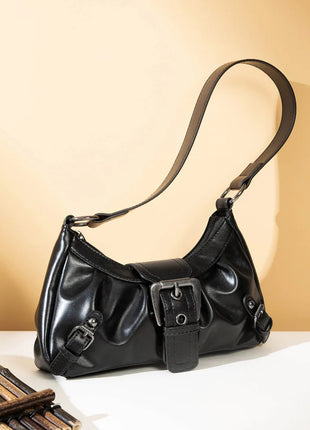Nuova Borsa Sottospalla in Pelle da Donna, Borsa a Tracolla Trendy per Signore