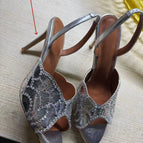 Sandals silver 8cm