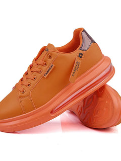 Men's Platform Sneakers Solid Design Sports Running Tennis Sneakers Lace Up Walking Trainers Shoes Casual Outdoor Shoes 39-44