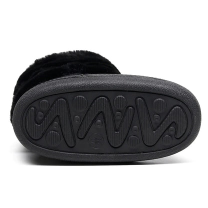 Women's Furry Boots New Warm Skiing Winter Boots Women Space Boots Trendy Ladies Winter Shoes Non-slip Girls Snow Boots