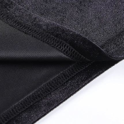 Damen-Punk-Rock-Stil-Rock, neuartiger eleganter langer Rock für Halloween und Festivals, hohe Taille, schlanke Passform, mit sexy Schleife und seitlichem Schlitz, Knielang