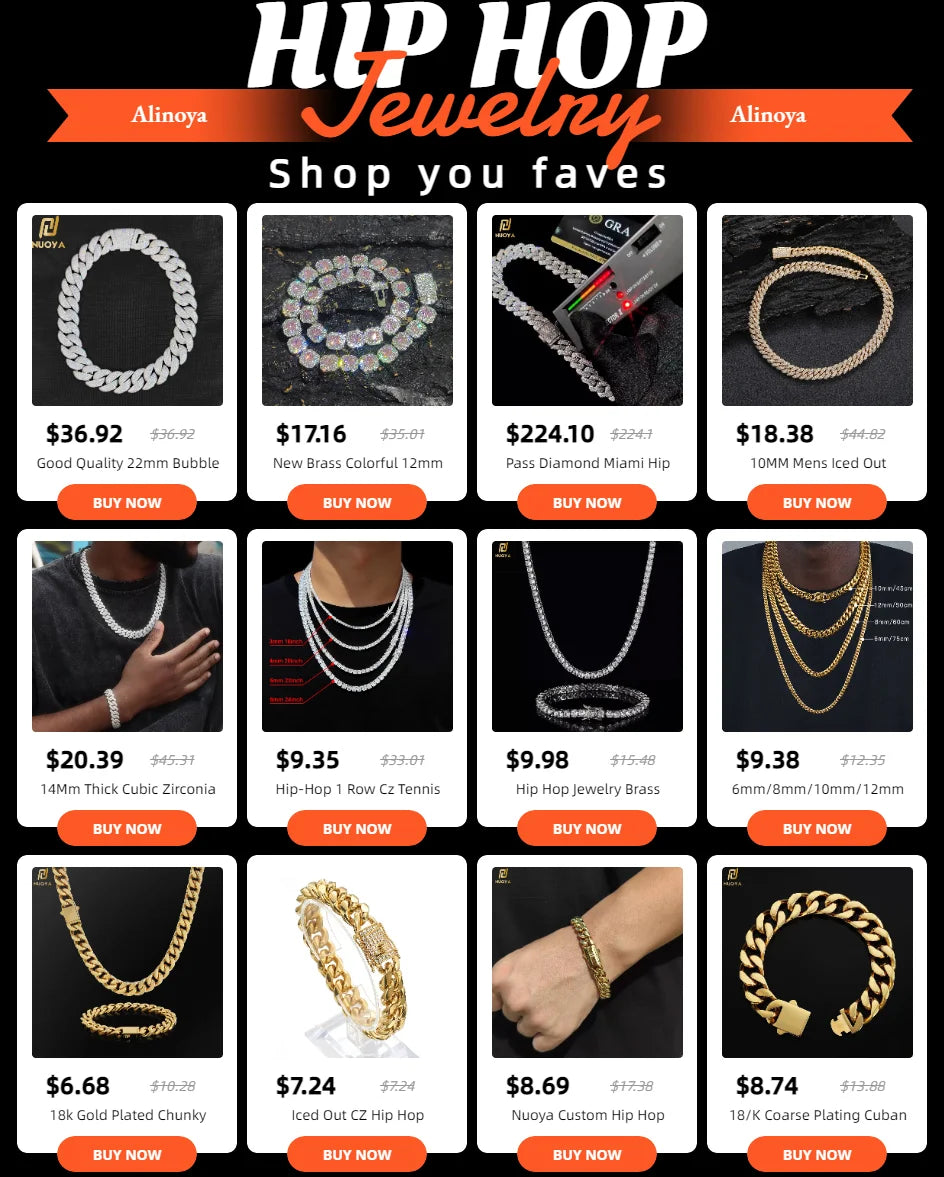 7MM 5A zircone Cluster Tennis Chain Iced Out Square Sparkling CZ Link collana regalo di anniversario per lui o per lei gioielli Hip Hop