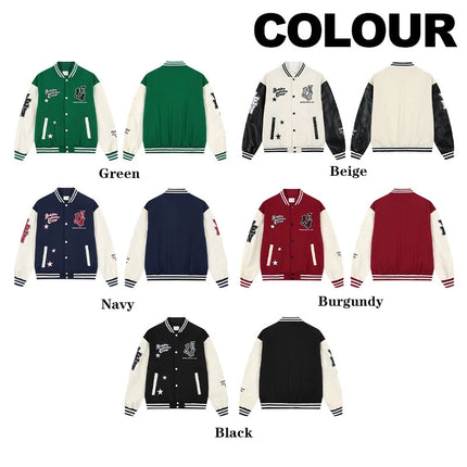 Veidoorn Street Fashion Baseball Jacket Unisex Casual Loose Baseball Coat Men Outdoor Streetwear Sport Er Jacket Daily Wear