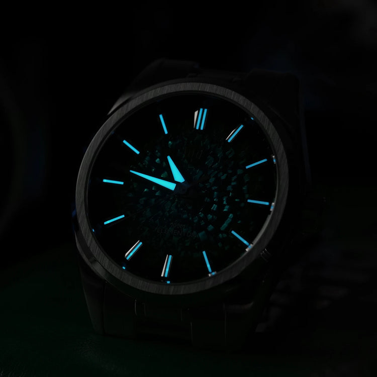 Watchdives WD0003C 38mm Watch VH31 Sweep Seconds Quartz Movement Stainless Steel Watch Elementum Original Design Men Wristwatch