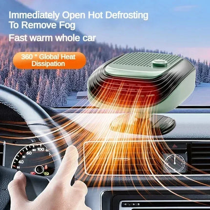 360° Rotation Winter Fast Car Heater 12V/24V Car Heater Fan Large Blowing Area Adjustable Wind Speed Windshield Defogging 2026