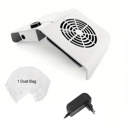 Nail Grinding Polishing Dust Collector Desktop Adjustable Speed Vacuum Device For Home Salon Nail Art Sessions