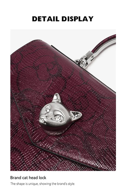 2025 BAFELLI CAT NUOVA MODA DA DONNA SACCHETTO DA DONNA STYLISH BUSINESS FEMMINA IN PELLE MARCA di Lusso CASUAL OL FLORAL VINEA BORETTO