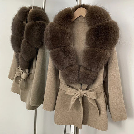 Fur Coat Eco-friendly Winter Clothes Woman Jacket with Fur Korean Reviews Many Clothes Outer Coat Ladies Outerwears Faux Fur