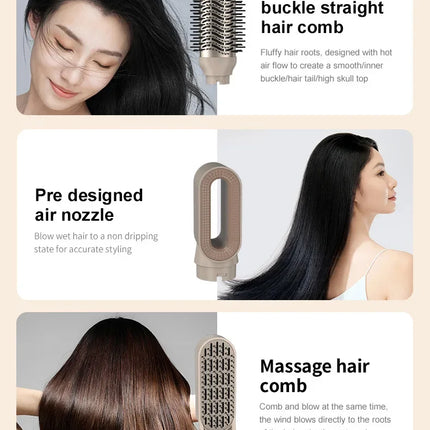 9 in 1 Hair dryer Professional Negative Ion curling Iron Hair Straightener Brushless Motor High Speed Hair Dryer Hot Comb Set