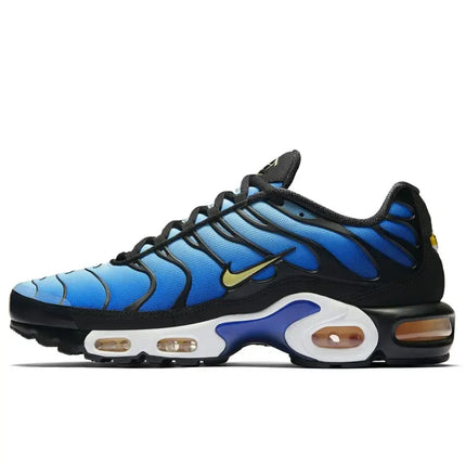 Nike Air Max Plus TN Men's Black Hyper Blue Gradient Fashion Classic Air Cushion Daily Jogging Commute Sneakers BQ4629-003