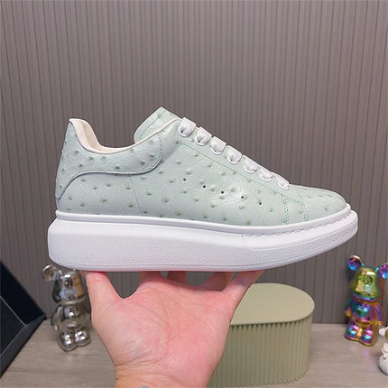 Men Genuine Leather Platform Causal Sneakers Moccasins for Man Black Luxury Brand Designer Loafers High Quality Footwear Shoes