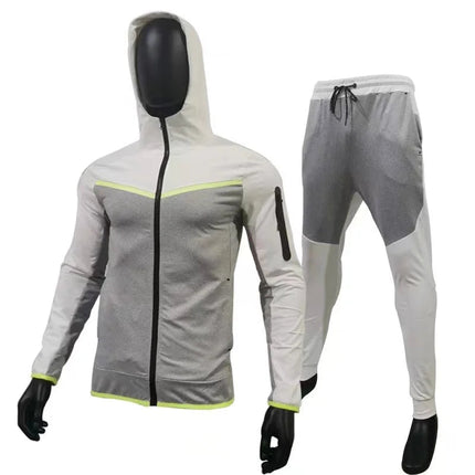 2025 Tracksuits Sports Suit Men's Hoodie Fashion Casual Sports Zipper Jacket Jacket Trousers Suitpant Sets Men New in Men's Sets PlatiNum