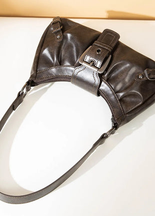 Nuova Borsa Sottospalla in Pelle da Donna, Borsa a Tracolla Trendy per Signore