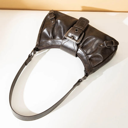 Nuova Borsa Sottospalla in Pelle da Donna, Borsa a Tracolla Trendy per Signore