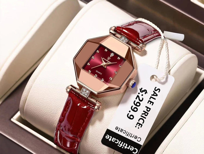 POEDAGAR Orologio da donna di alta qualità Orologi al quarzo in pelle impermeabile per donna Orologio da polso da donna casual di moda di lusso regalo Reloj platinumshop