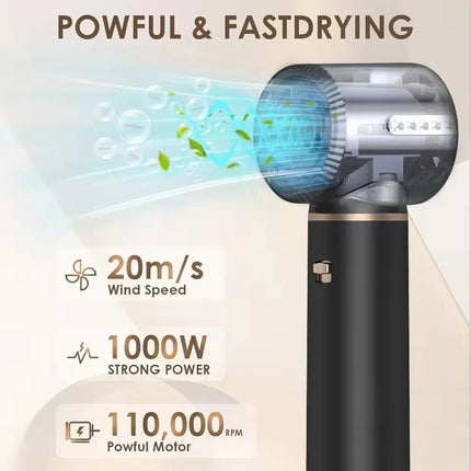 5 in 1 Professional Hair Dryer Straightener Hair Curler 1000W Electric Comb Hair Dryer Brush Hot Hair Volume Curlers Hair Style Set