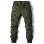 New Cotton Men Cargo Pants Khaki Casual Men Tactical Joggers Cargo Multi-Pocket Fashion Black Army Light gray Trousers Work Wear