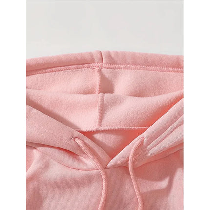 Girls 2000s Cherry Love Long Sleeve Pocket Hoodies Funny Gothic Sweatshirt  Women's Print Casual Hoody Streetwear Y2k Clothes