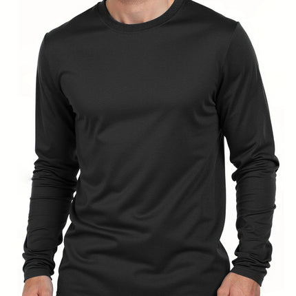 Spring Autumn Men‘s T-shirts Long Sleeve Casual Tops Solid Color High Quality Male T-Shirt Classic Men Clothing PlatiNum