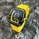 Orologio da uomo leggero marchio di lusso quadrante barile di vino orologio sportivo alla moda con bagliore notturno orologio calendario Reloj L146 platinumshop