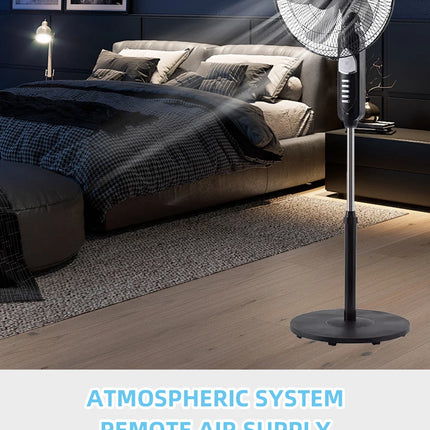 Ventilatore da pavimento ad energia solare 6 - 12 ore di corsa Ventilatore da pavimento portatile regolabile a 3 velocità per porta USB di emergenza oscurante domestica e luce notturna