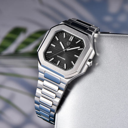 PDYS019 PAGANI DESIGN Orologi da polso al quarzo da uomo TMI VH31 37MM 10Bar Impermeabile 316L Acciaio inossidabile di lusso Zaffiro