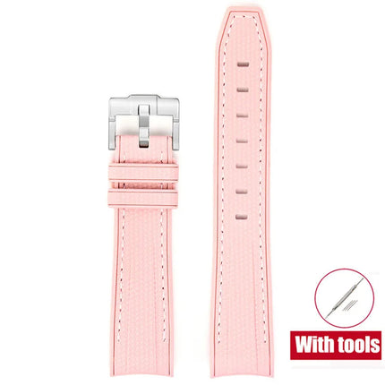 Cinturino in gomma per Swatch X Omega Joint MoonSwatch Cinturino sportivo impermeabile da 20 mm Cinturino con estremità curva in silicone per uomo donna platinumshop