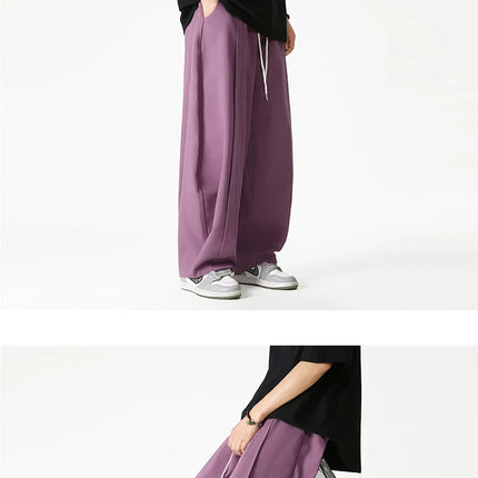 2025 vendite calde pantaloni a gamba larga pantaloni casual da uomo stili giapponesi pantaloni Harun da uomo streetwear moda hip hop pantaloni lanterna allentati