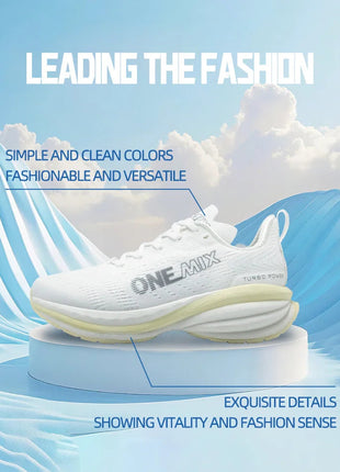 ONEMIX Scarpe da corsa per uomo Cuscino Scarpe da ginnastica per coppia atletica Scarpe sportive estive per esterni Scarpe da jogging da donna Scarpe da ginnastica da passeggio PlatiNum