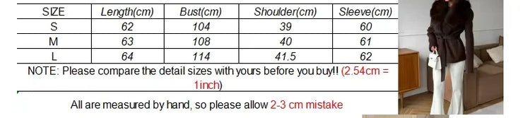 Solid Color Big Fur Collar Tied Woolen Jacket Fashion Waist Cinching Long Sleeved Short Coat 2026 Autumn Street Daily Clothing