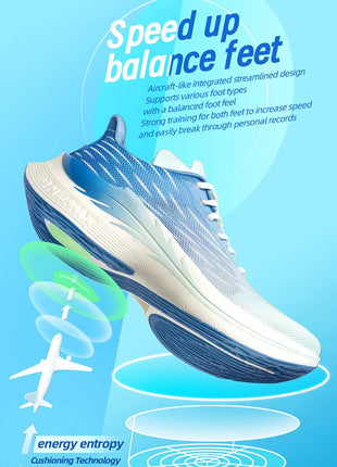 ONEMIX Scarpe da corsa in mesh traspirante Ammortizzazione Slip on Scarpe sportive Casual Morbide scarpe da ginnastica da passeggio per uomo all'aperto Scarpe da jogging PlatiNum