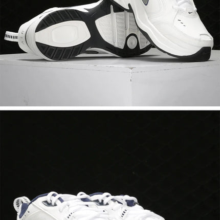 Nike official authentic AIR MONARCH IV men's and women's comfortable cushioned sports shoes 415445 PlatiNum