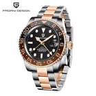 Orologio Meccanico di Lusso da Uomo PAGANI DESIGN 2026 con Ghiera Pepsi Cola da 40MM, Cinturino Jubilee in Acciaio Inossidabile, Impermeabile, Automatico, Regalo per Uomo