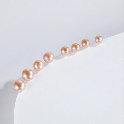 Orecchini a Perno con Perle Naturali d'Acqua Dolce per Donne, Argento Sterling 925, Gioielli Semplici e Colorati con Perle Selezionate a Mano platinumshop